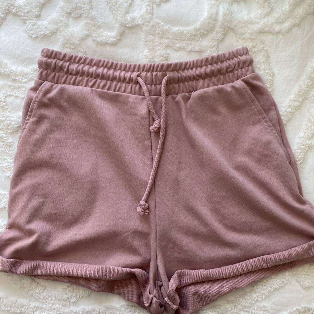 Pink Missguided Sweat Shorts